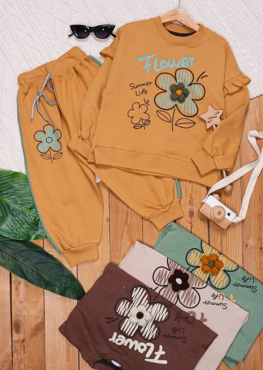 🎄 بلوز شلوار دخترانه گلدوزی...