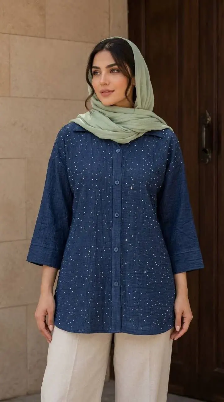 شومیز مانتویی پرنسس ۱۸۰