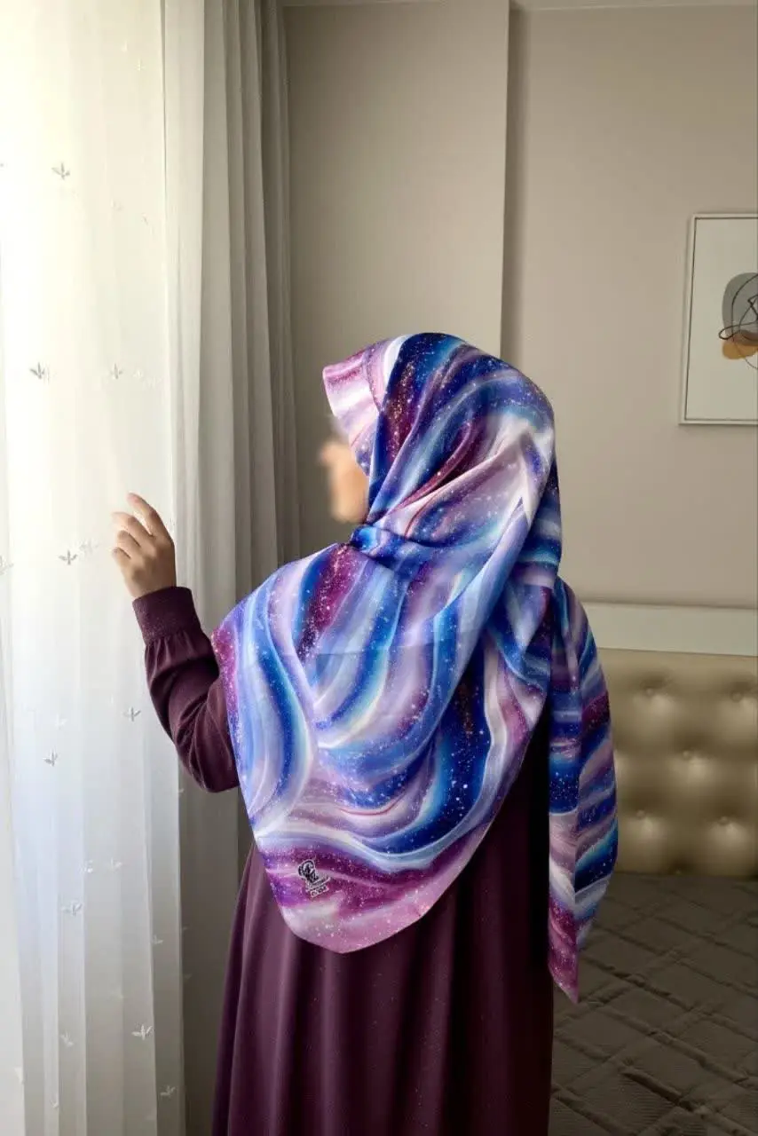 این روسری با طرح بی نظیر که...