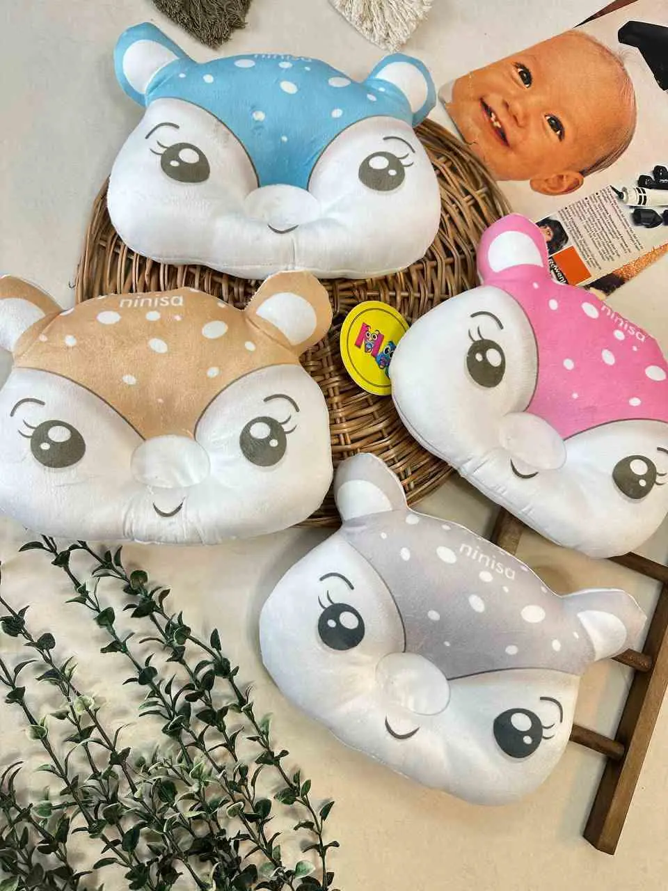 بالشت فرم دهی سنجابک فانتزی نوزادی و کودک کد ۲۷۰۱۳ 
