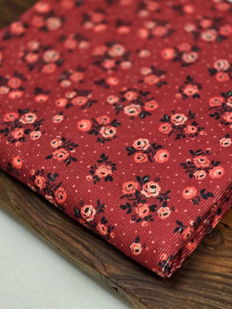 موجودی مخمل کبریتی طرحدار✅
