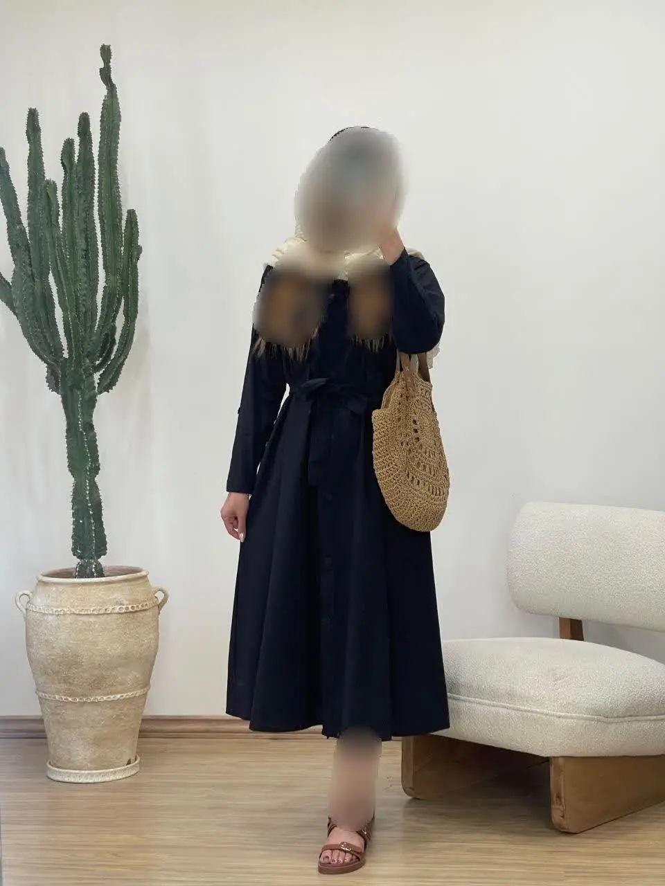 ❤️نام: ساحلی جلودکمه مدل نیلوفر
