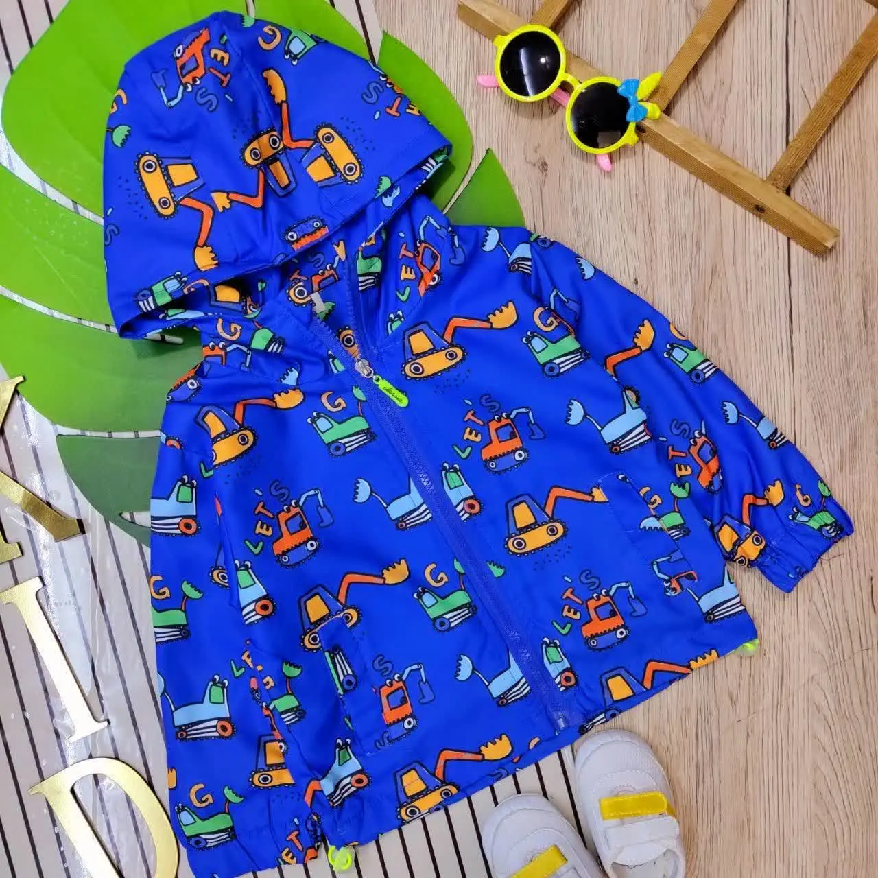 بارانی بچگانه طرح ماشین