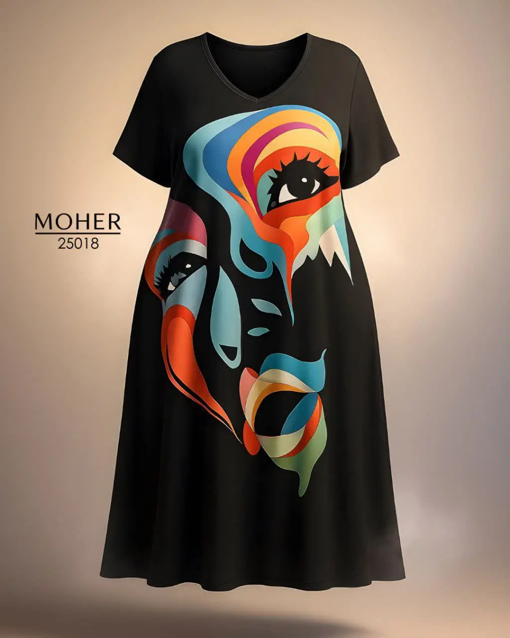 پیراهن ماکسی سایز بزرگ