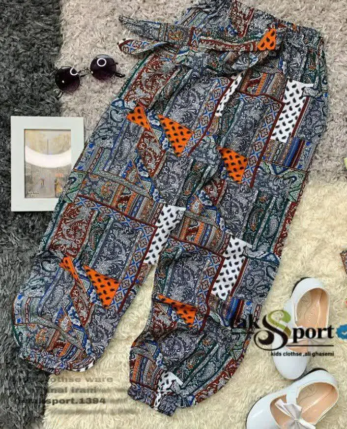 شلوار نخی دخترونه