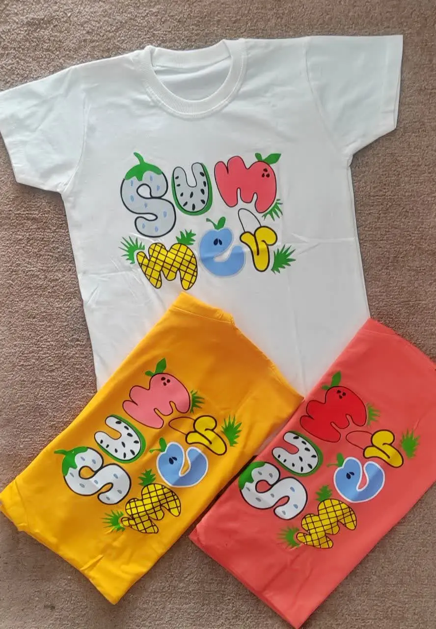 💥تیشرت دخترانه آناناس😍
