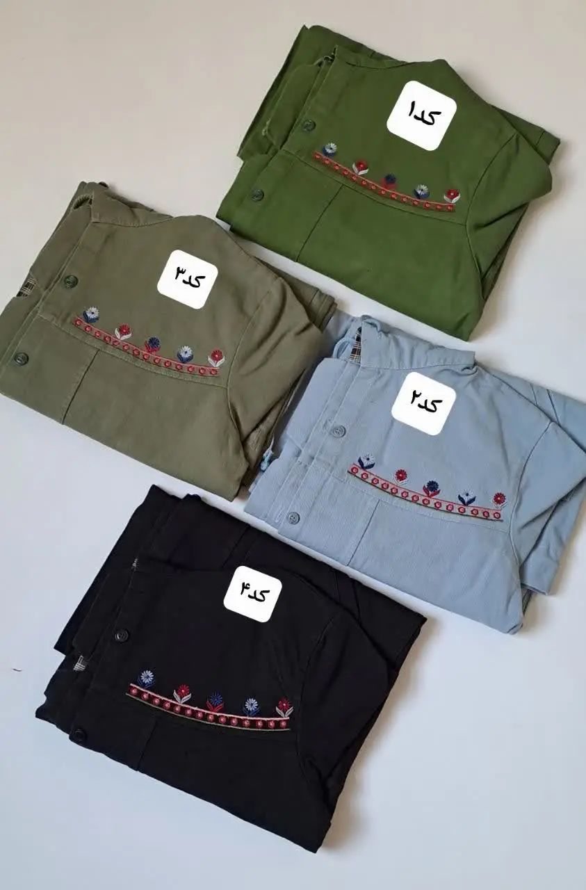 ✅مانتو کتان گلدوزی فلورا