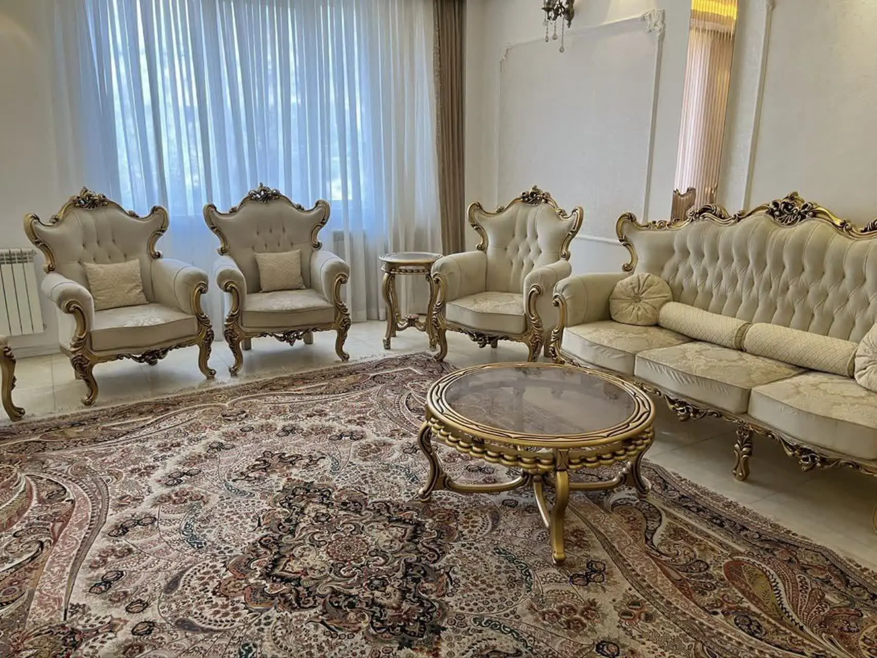 مبل ۹ نفری چوب راش