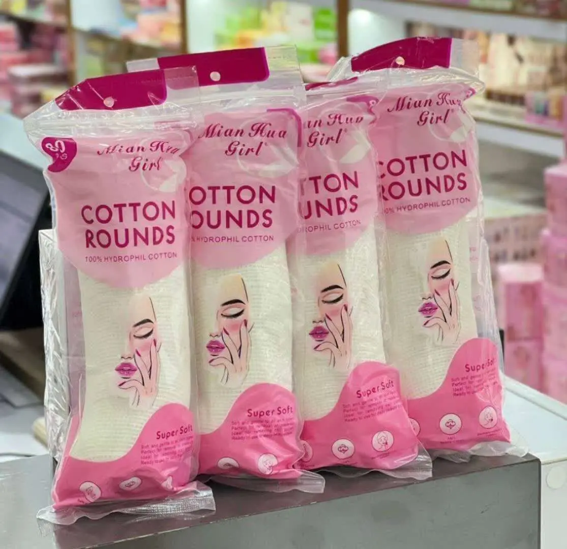 پد آرایش پاک کن کتان ۸۰ عدد...