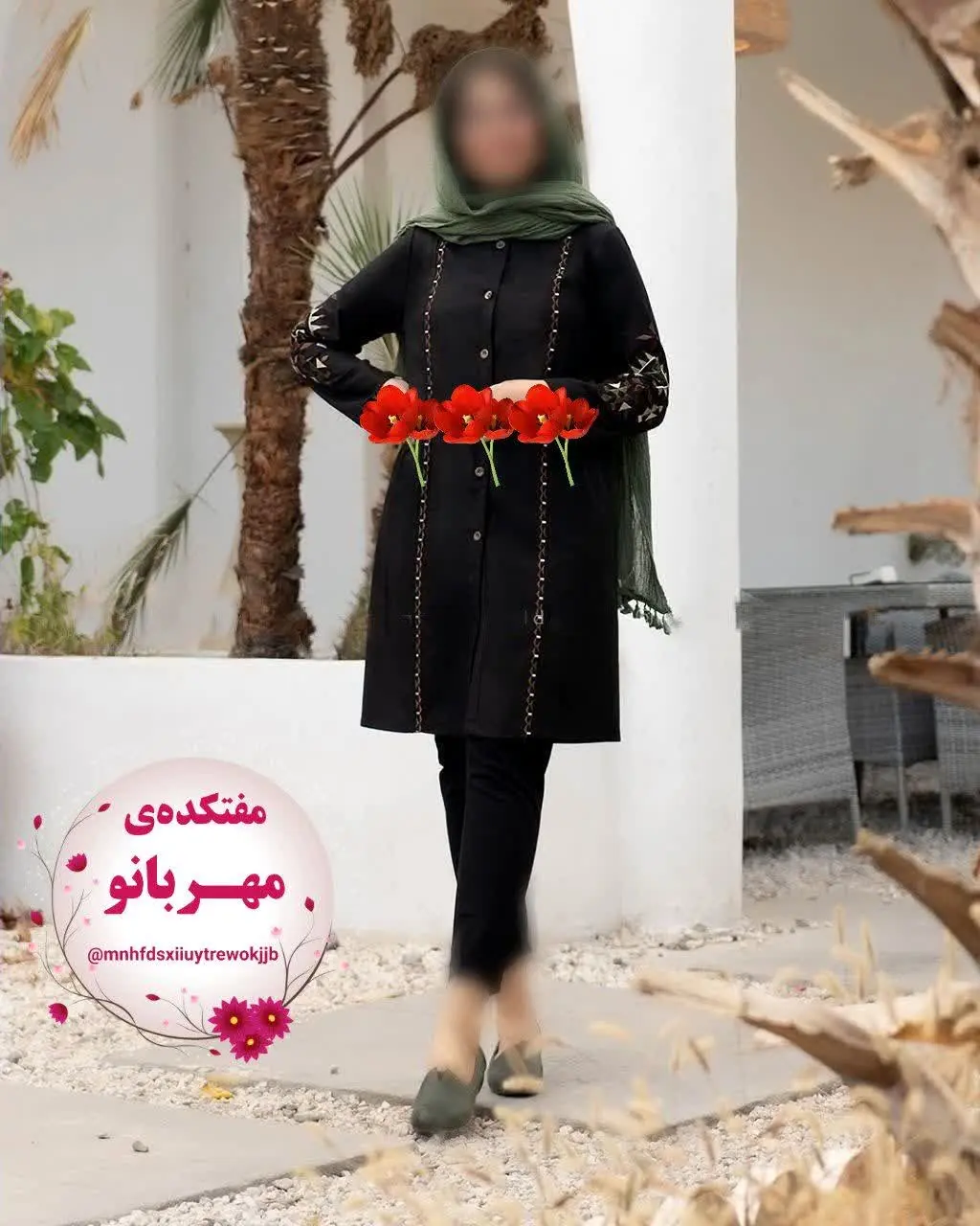 🌸🌿 این هم یک مدل زیبا و کاربردی به درخواست شما این بار با پارچه‌ی کرپ 🥰
