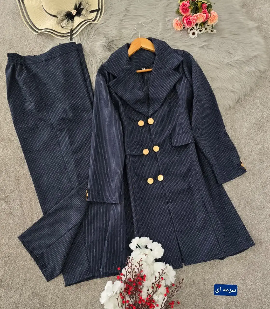 ست مانتو و شلوار اداری
