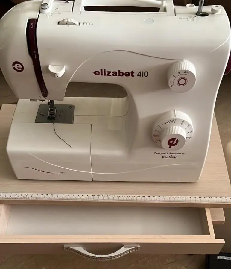 قیمت چرخ خیاطی الکترونیک الیزابت مدل ۴۱۰ نونو استفاده نشده 

