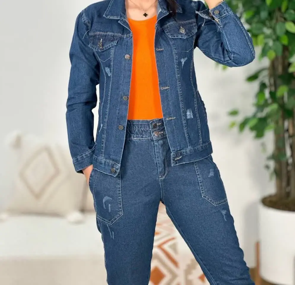 کت جین کوتاه