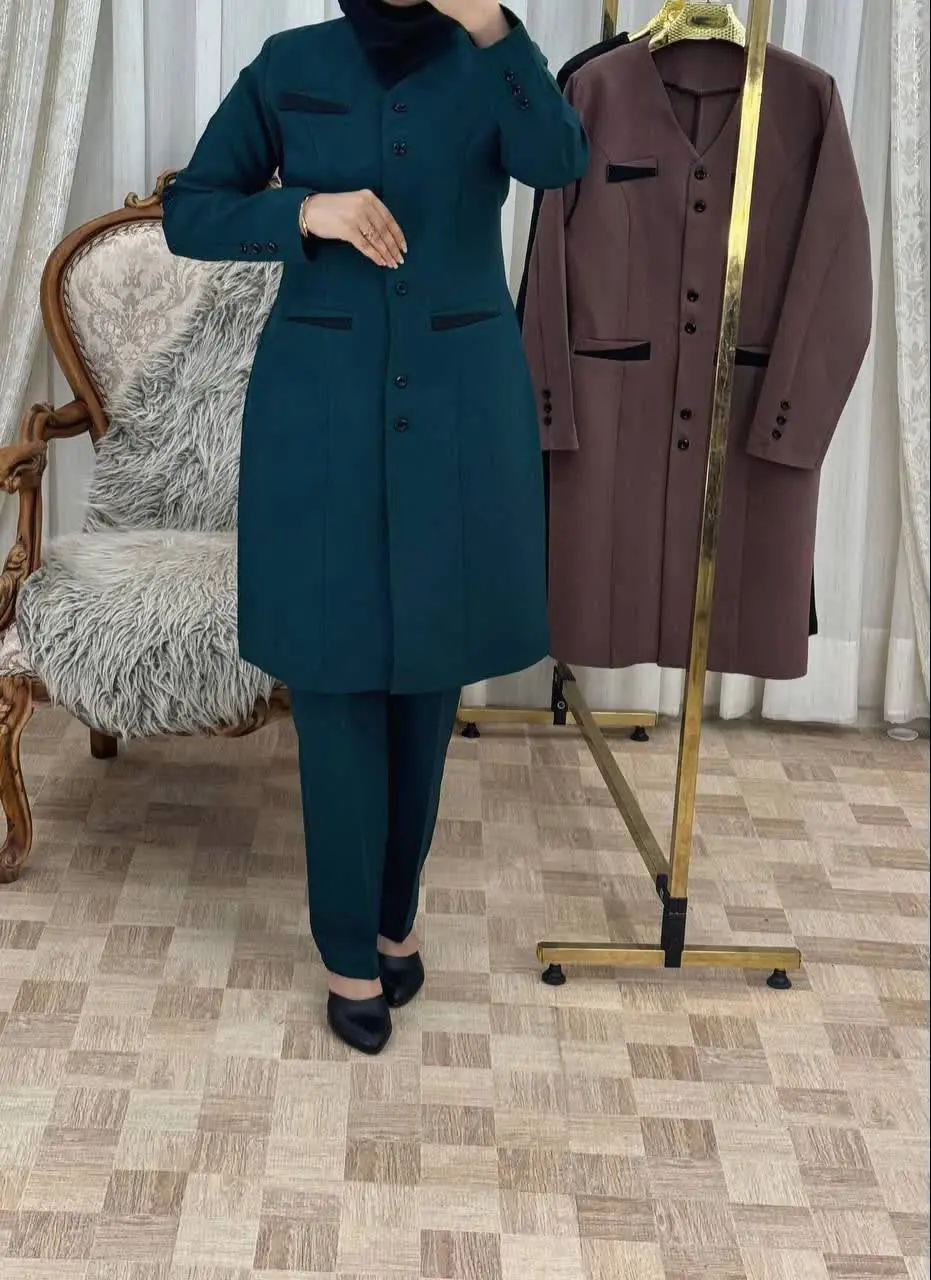 💞مانتو شلوار اداری اطلس💞
