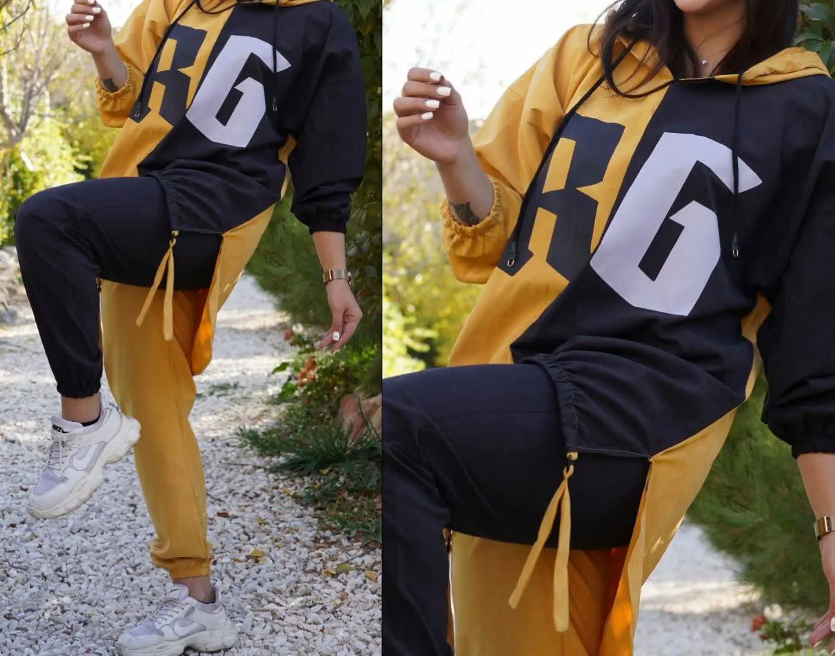 🖋نام: مانتو شلوار دورنگ RG