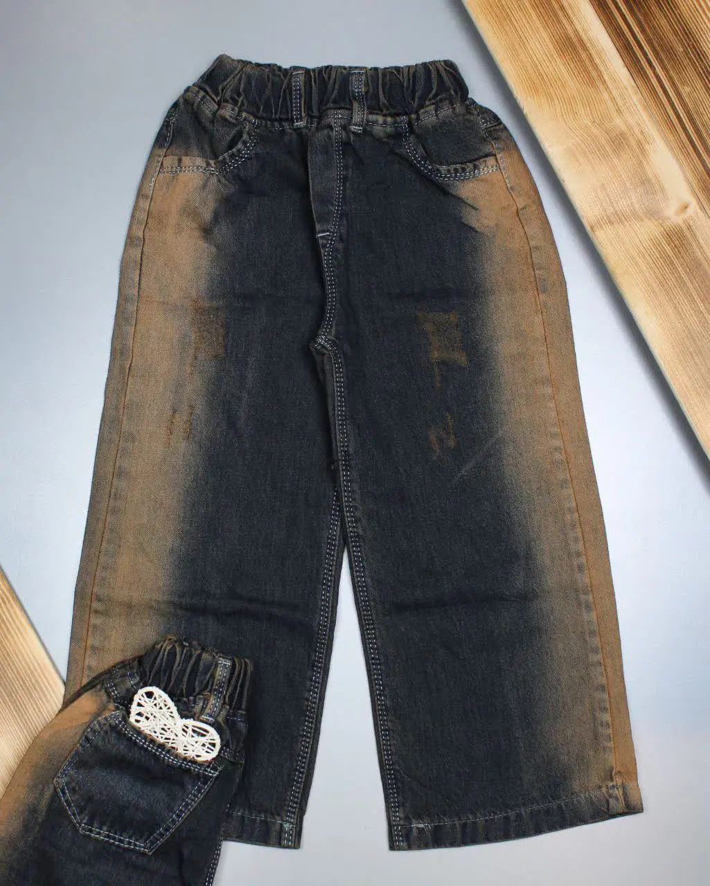 ✅ شلوار لی بگ گازوییلی ✅