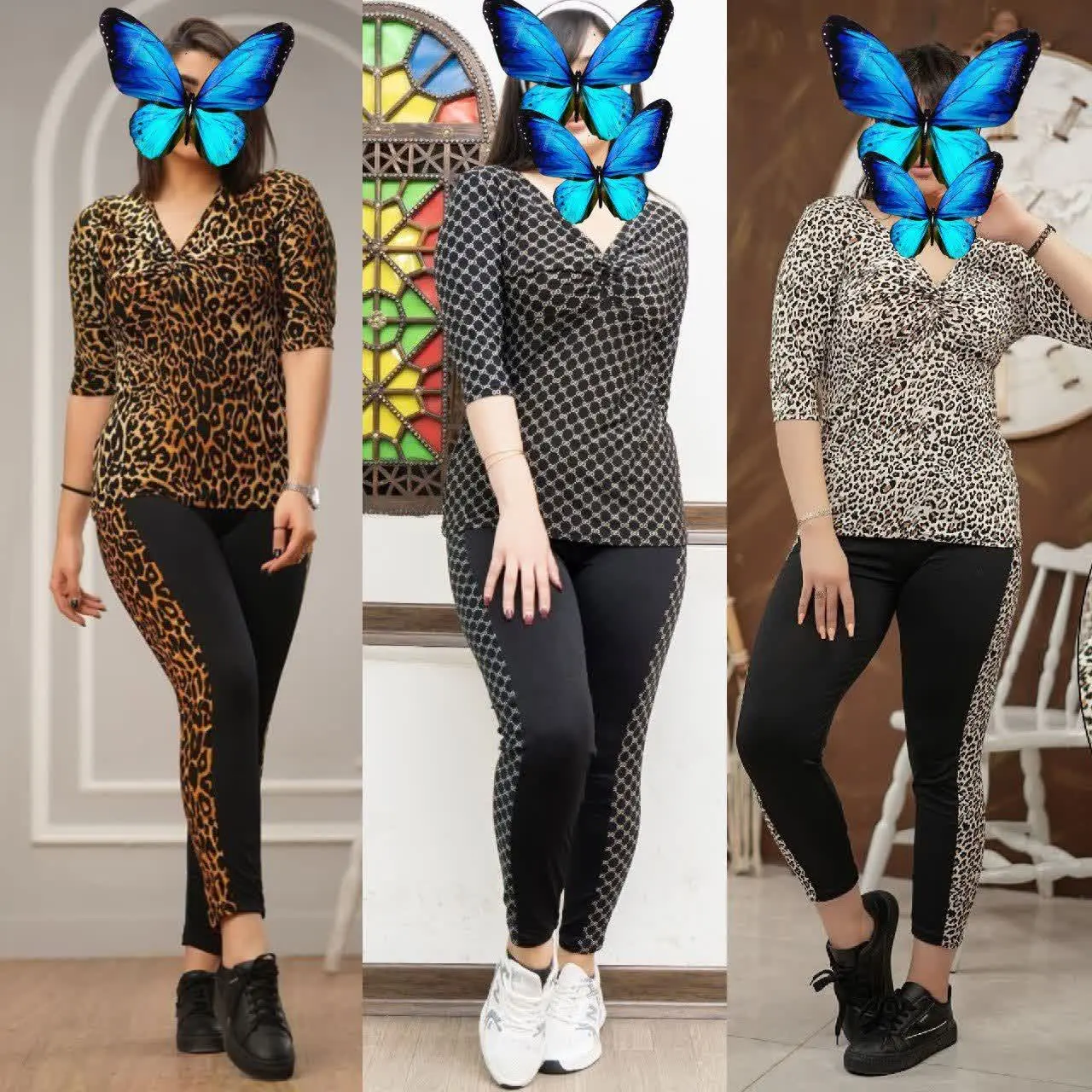 نام: بلوز شلوار گره‌ای، 
