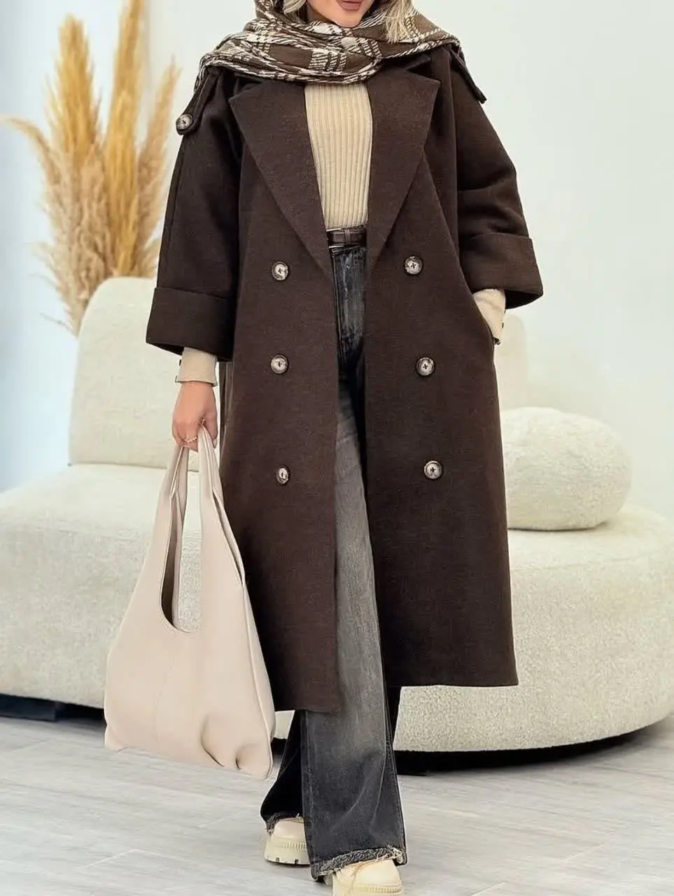 کت پاییزه بلند شیک