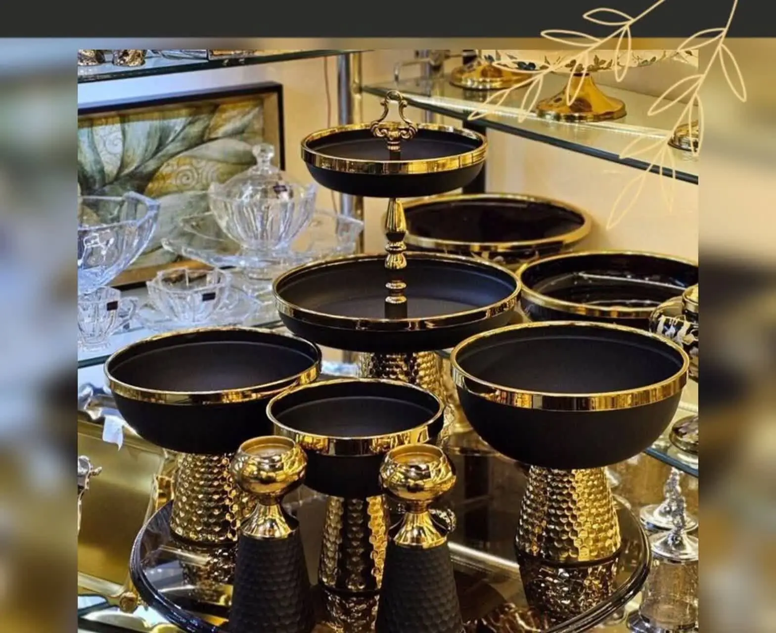 📋نام کالا: سرویس پذیرایی چکشی ۶تیکه کرم 
