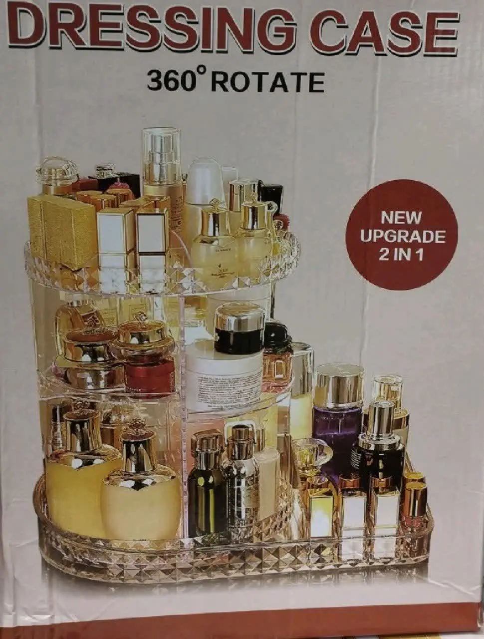 جعبه نگهداری لوازم آرایشی ۲ در ۱ 😍
