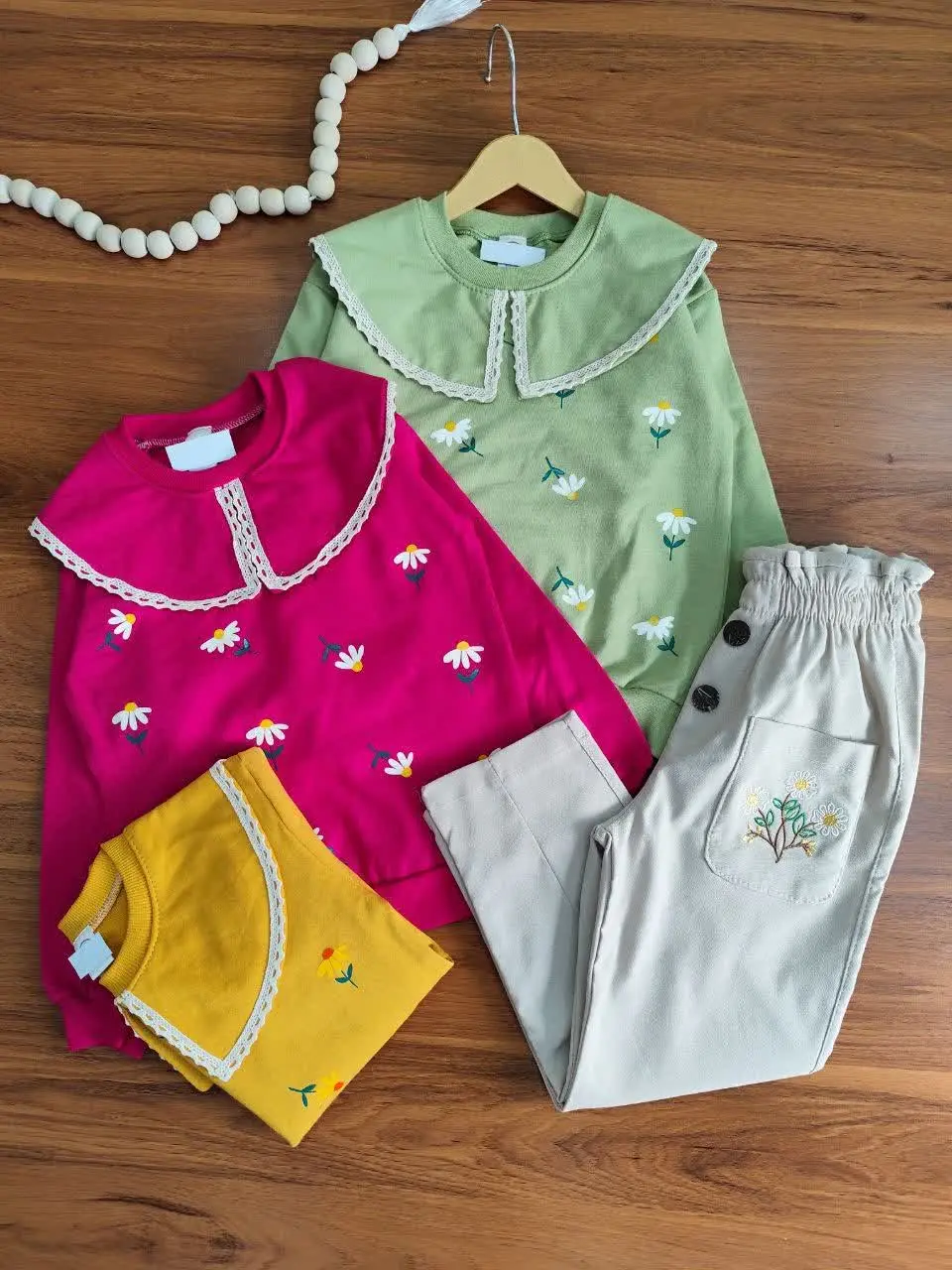 بلوز تک یقه ملوانی گل
