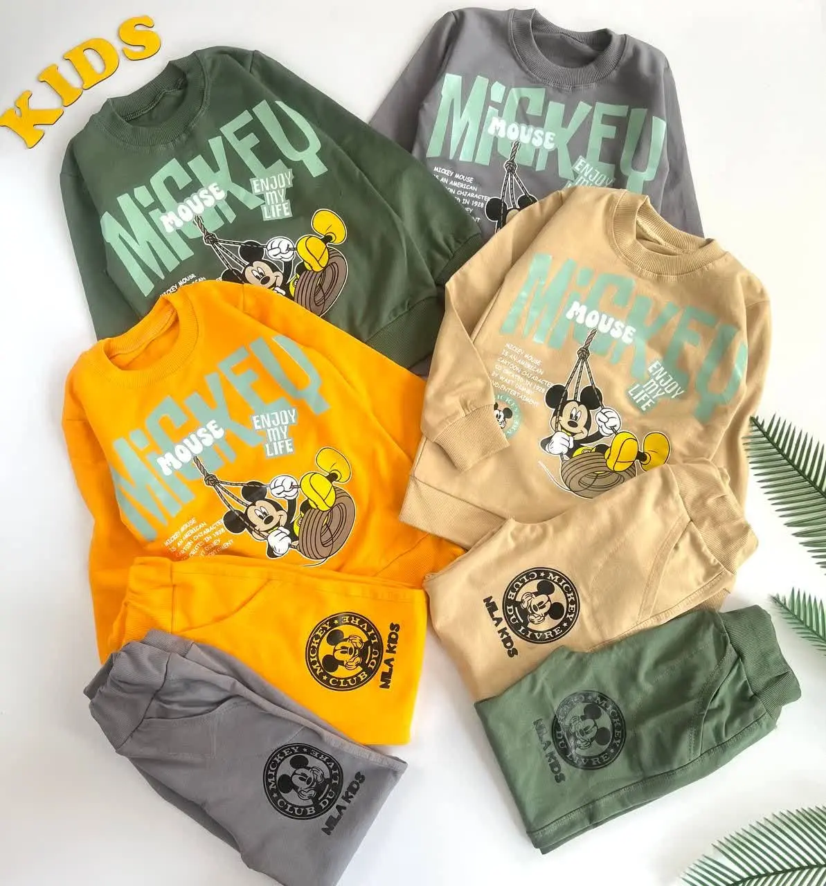 ست بلوز شلوار اسپرت میکی
