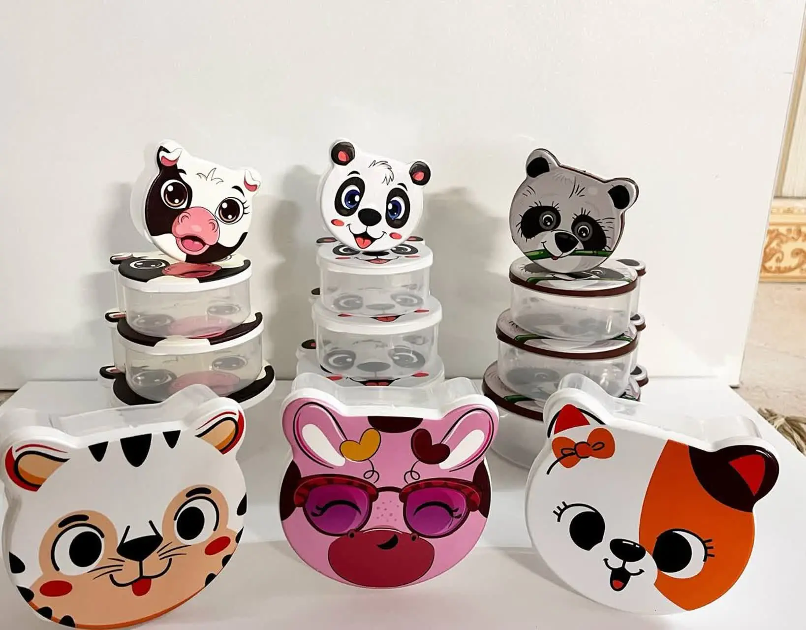 ظروف ۴تکه حیوانات 😍