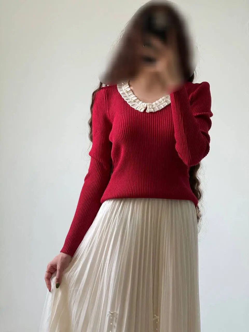 بلوز /شومیز بافت مجلسی وکیف...