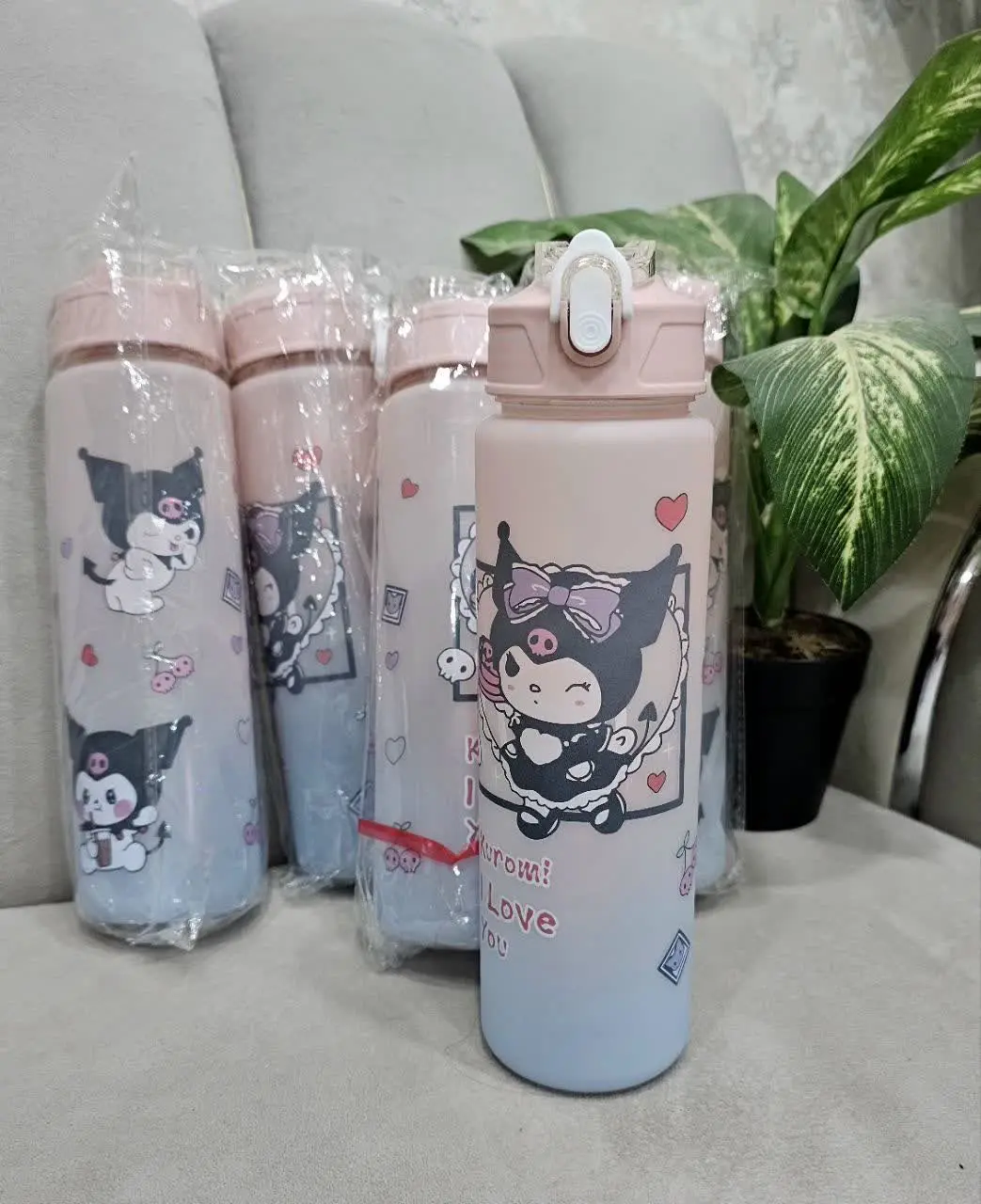 قمقمه دخترانه طرح کرومی