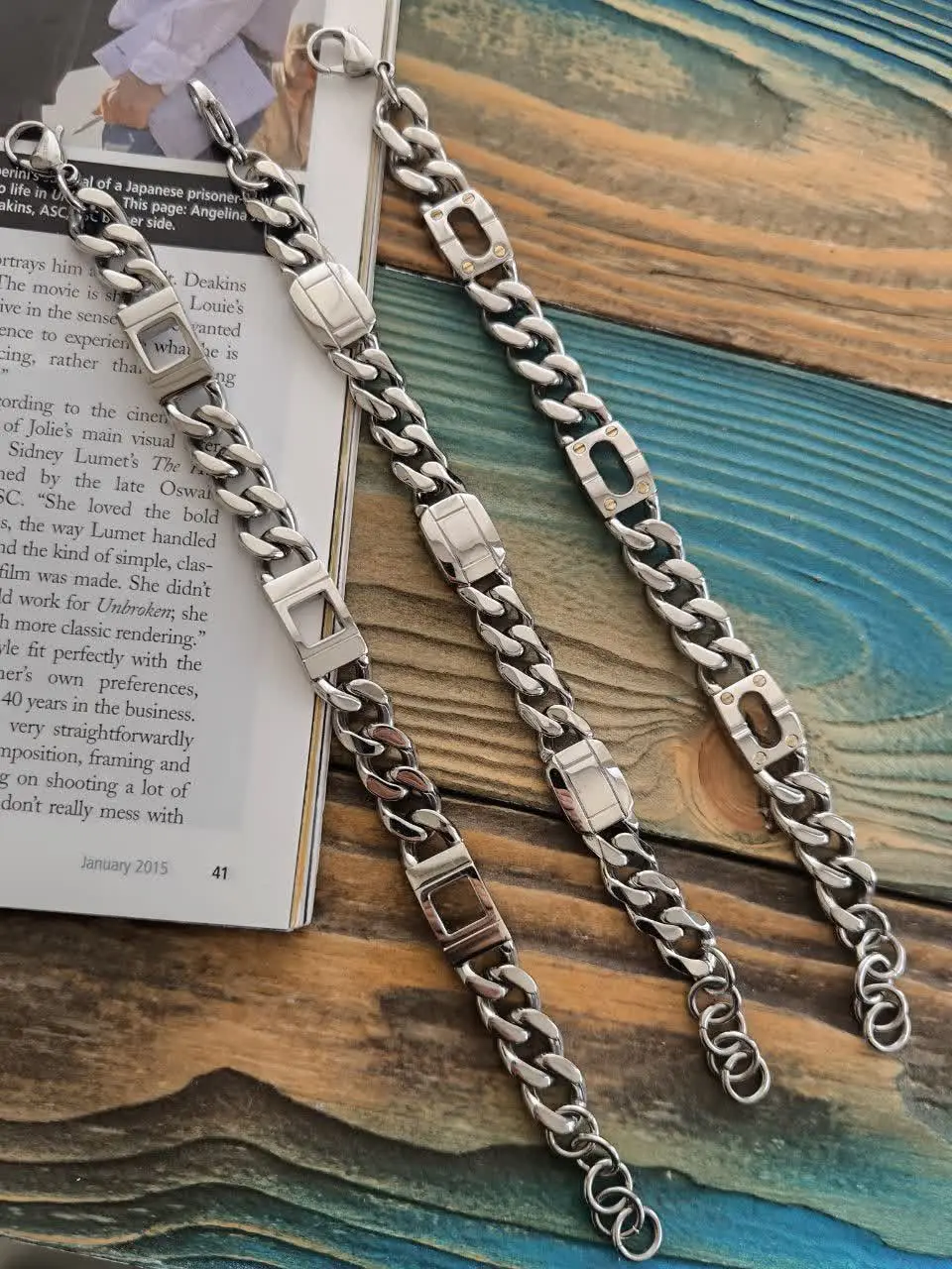 دستبند مردانه فووول استیل🧔‍♂