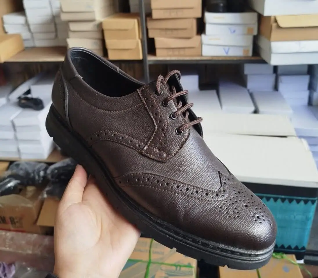 ✅ جدیدکفش مردانه رنگ: قهوه‌ای 
