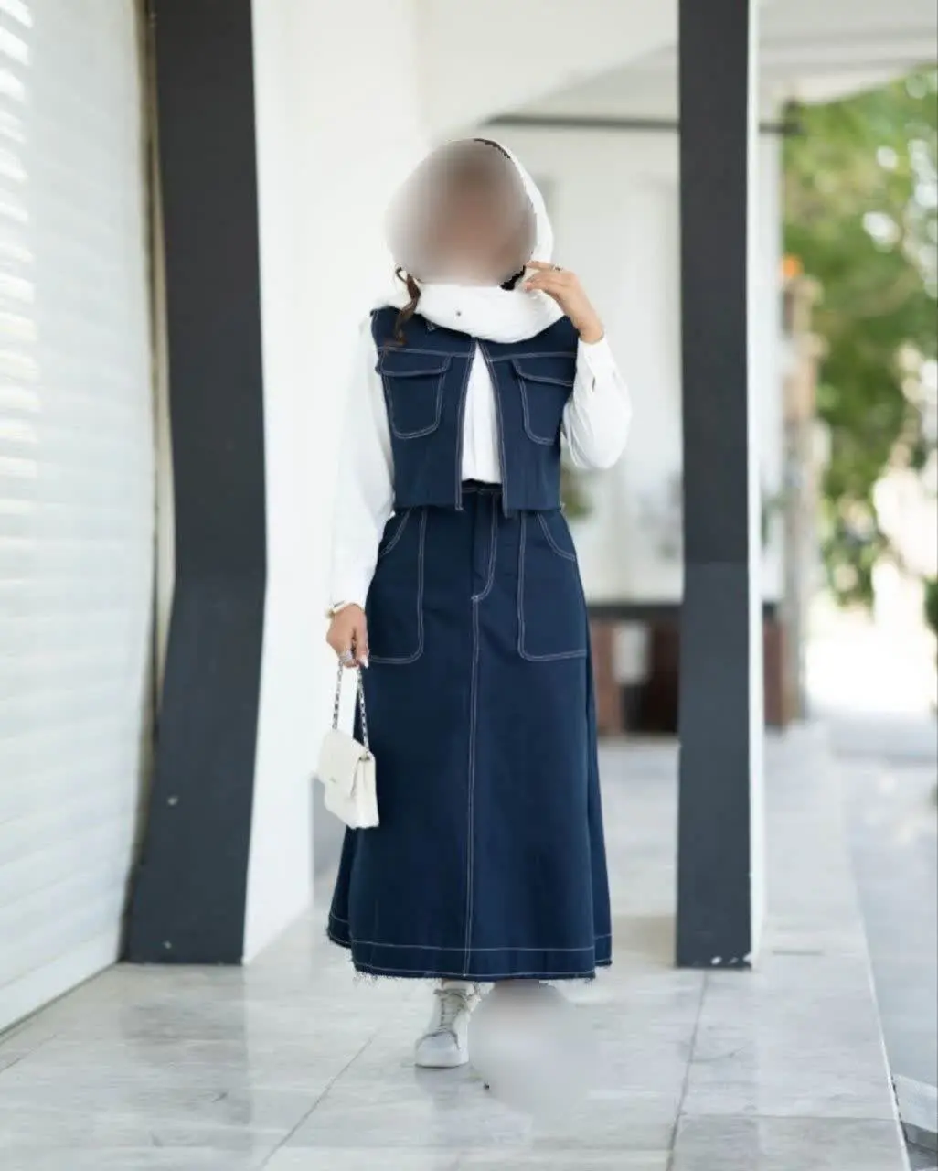 🌹🌹ست سه تیکه جلیقه ودامن و...