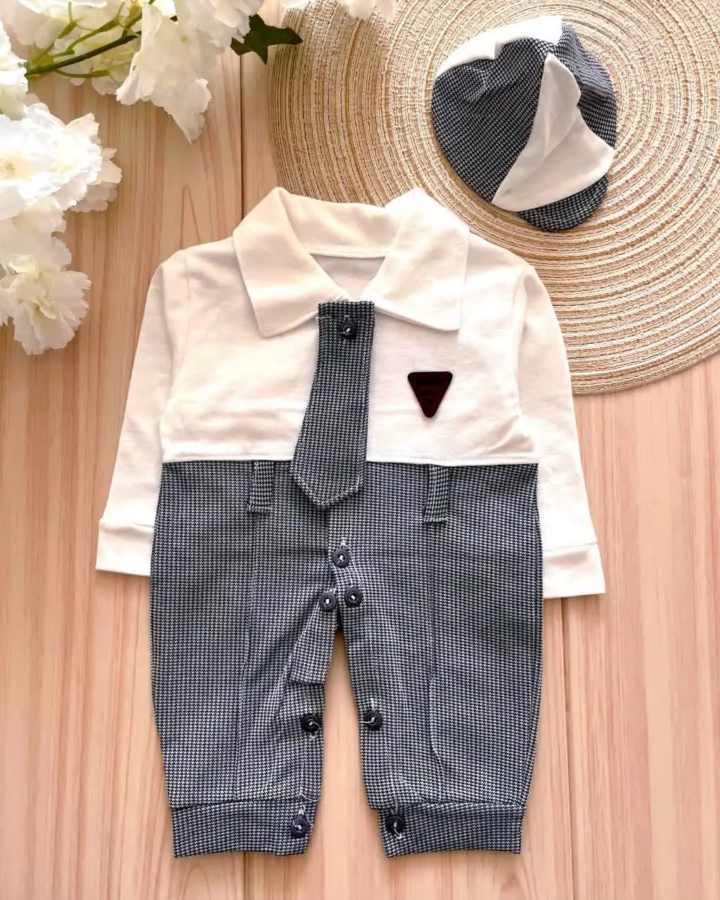 سرهمی و کلاه پسرانه کروات
