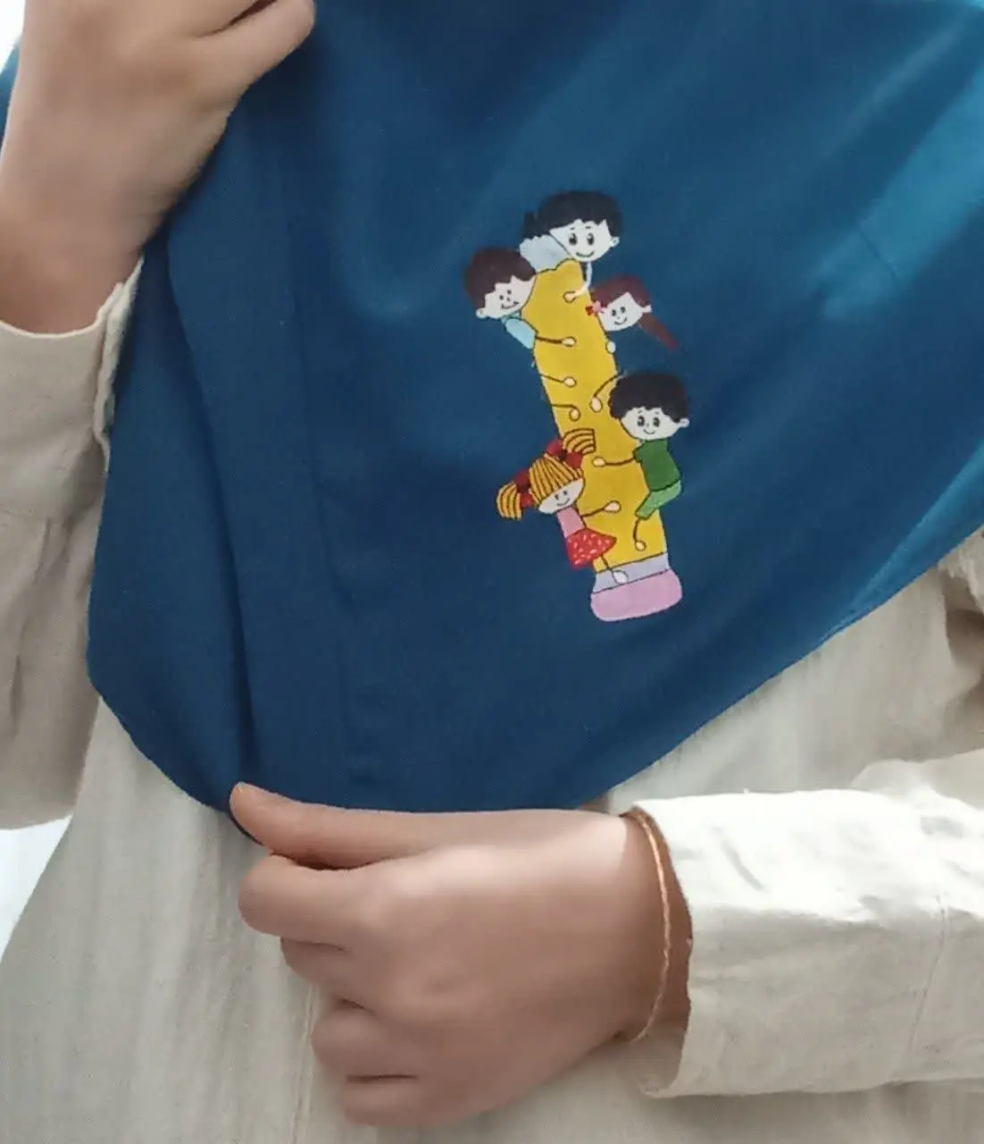 🎨مقنعه معلمی مداد و دانش آموز 🎨
