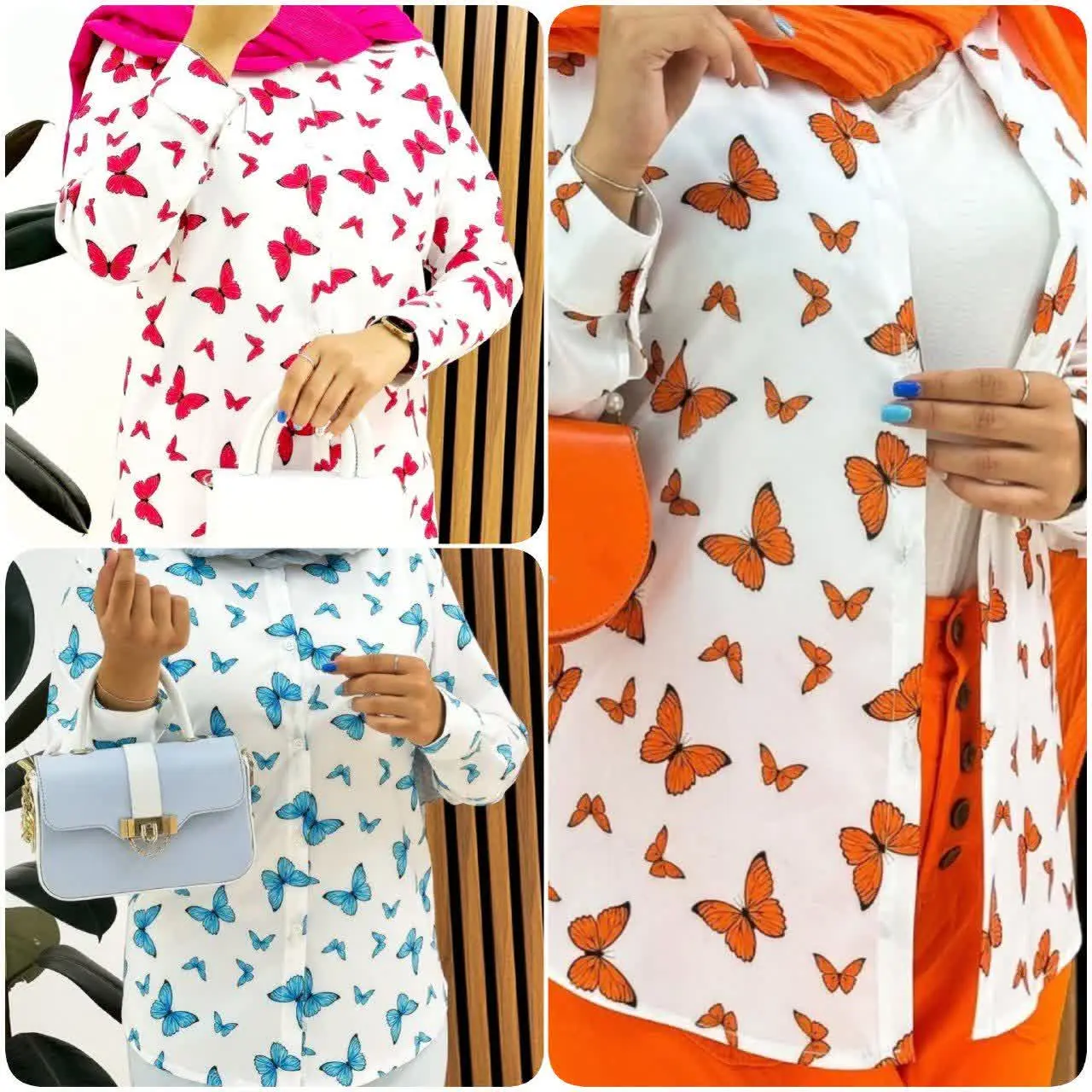 شومیزعیدانه پرطرفدار پروانه 
