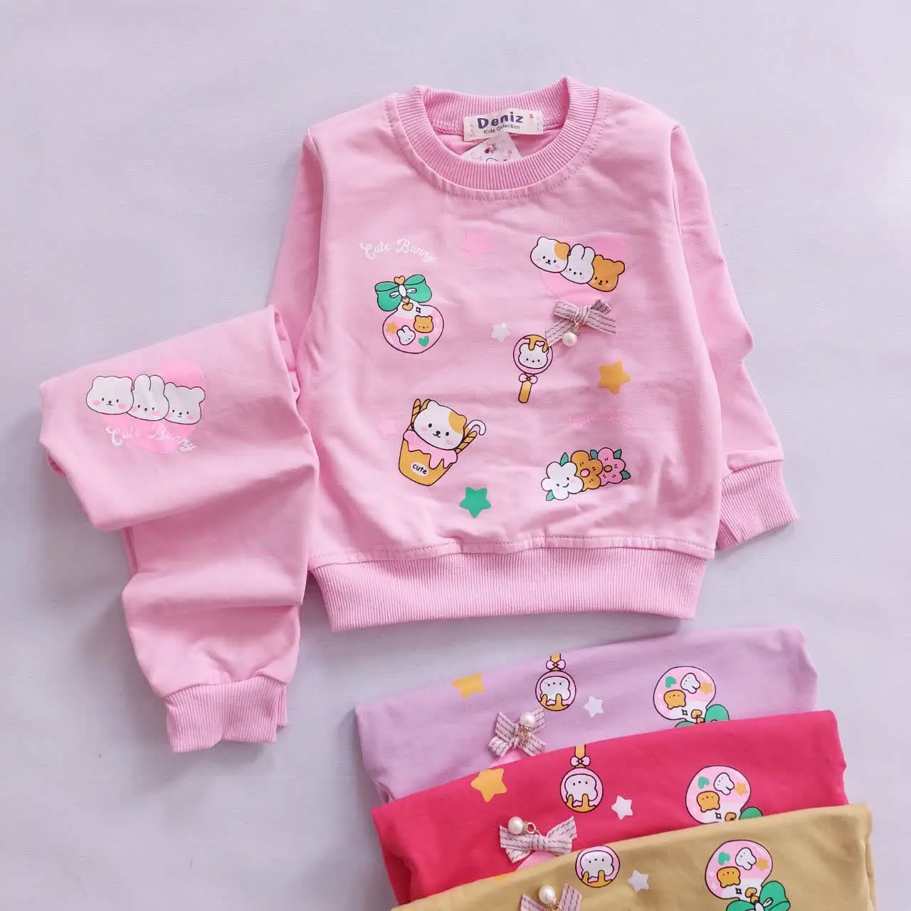 بلوز شلوار خرگوش و گربه🐰🐱
