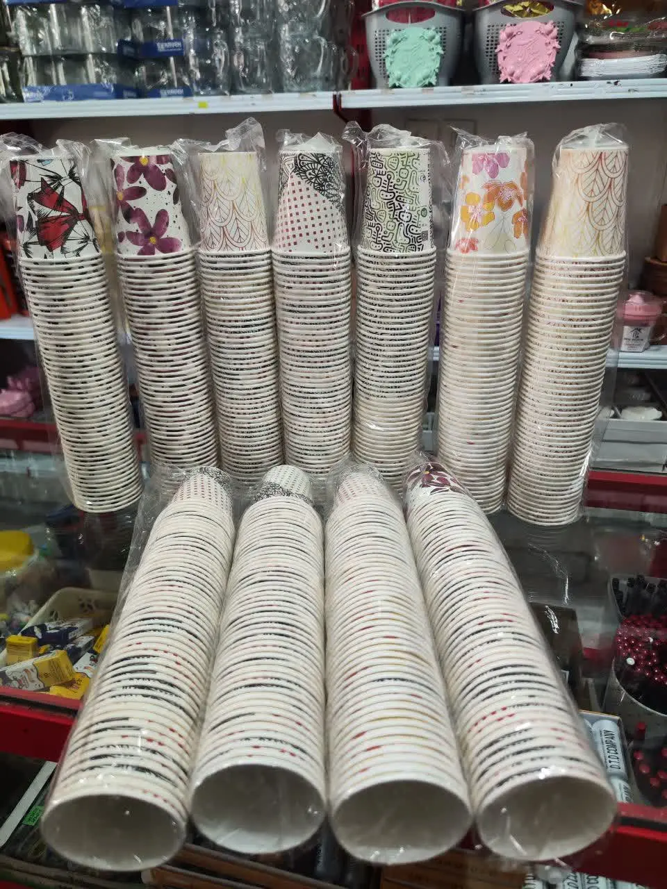 لیوان کاغذی گلاسه 
