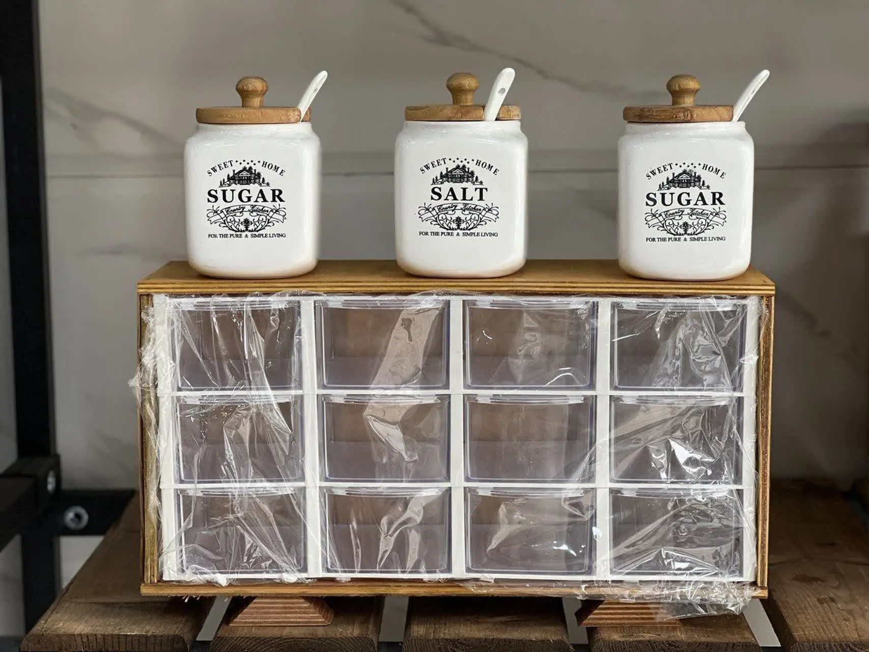 باکس ادویه ۱۲کشو ساده
