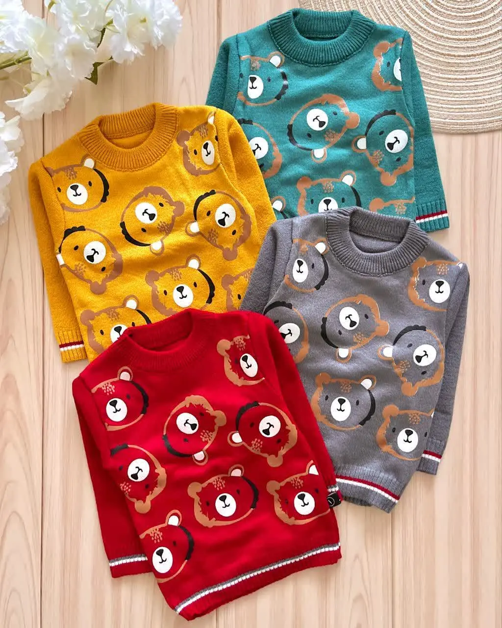 🌟 بلوز گپ تدی با جنس بافتی نرم و راحت! 😍
