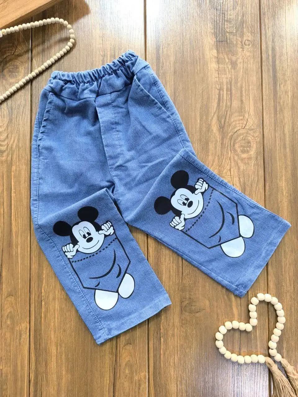 شلوار طرح لی میکی موس😍
