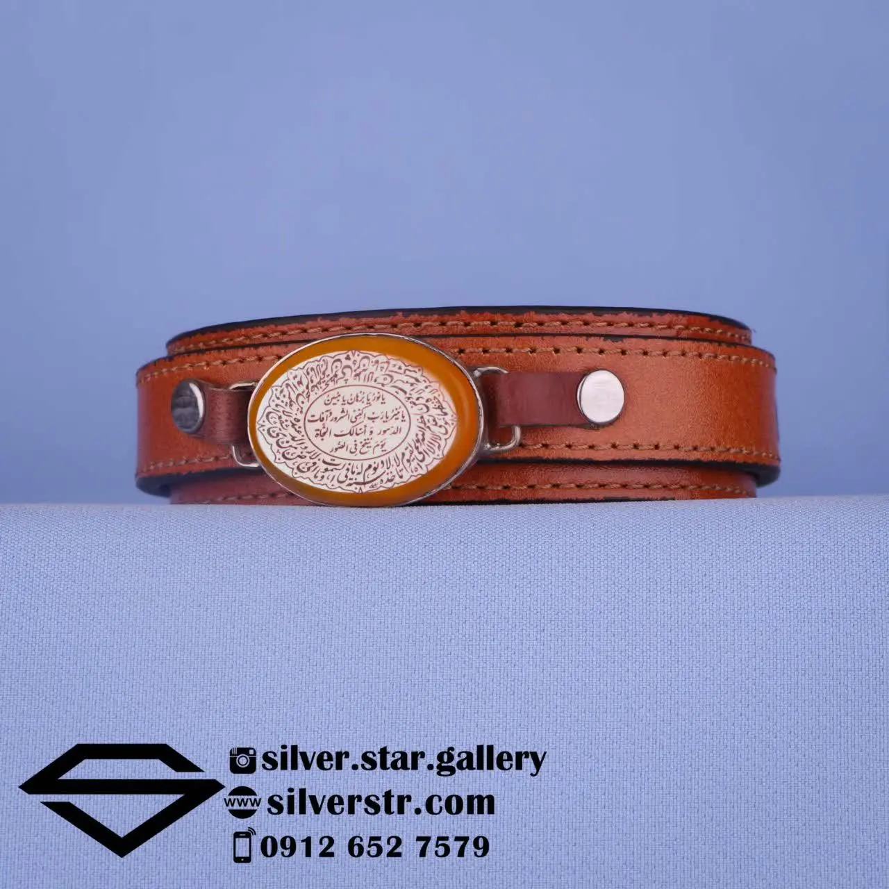 💛 دستبند مردانه عقیق زرد خط...