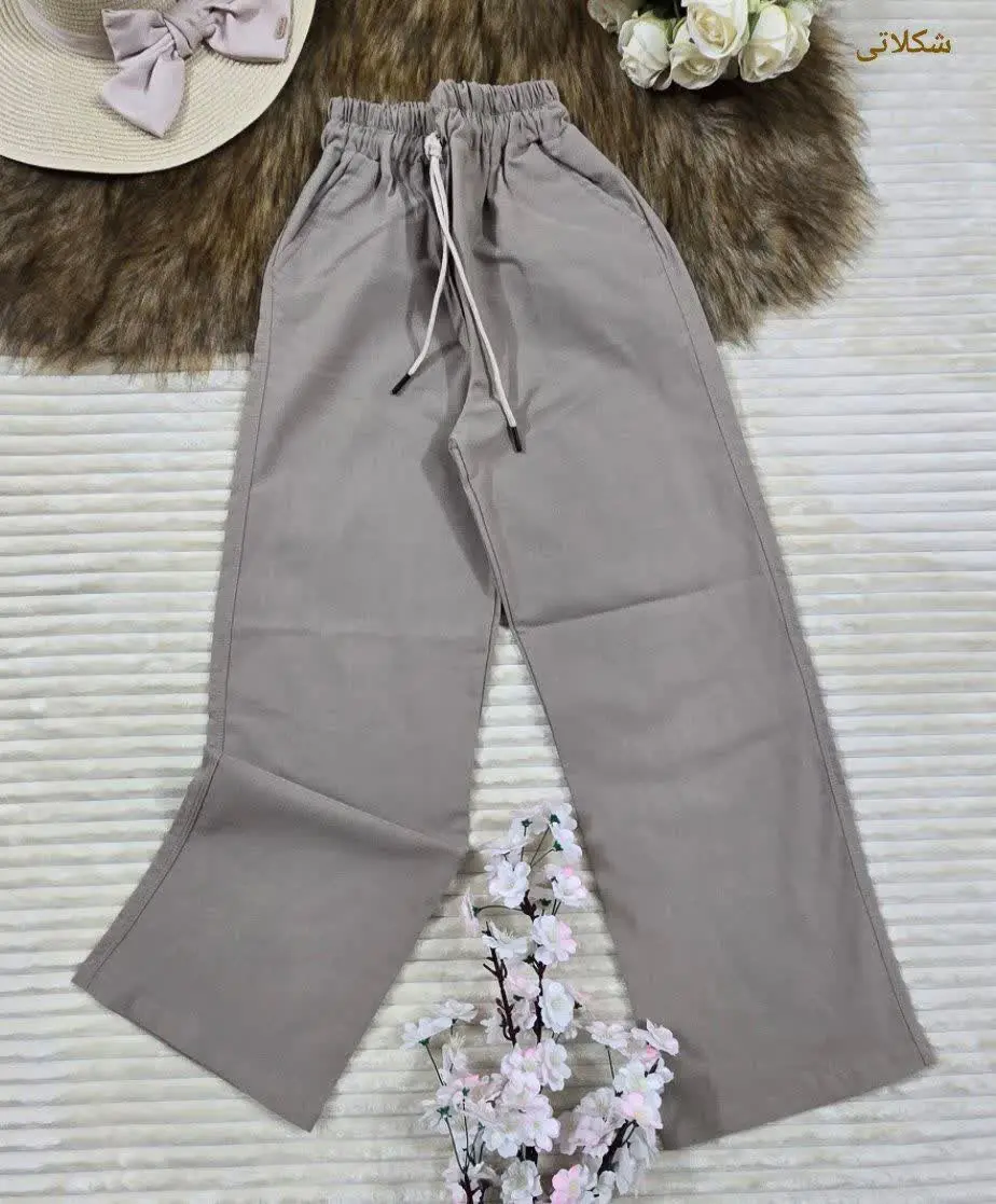 نام: شلوار بگ کتان 

