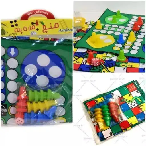 منچ و مار پله‌ی پارچه‌ای 
