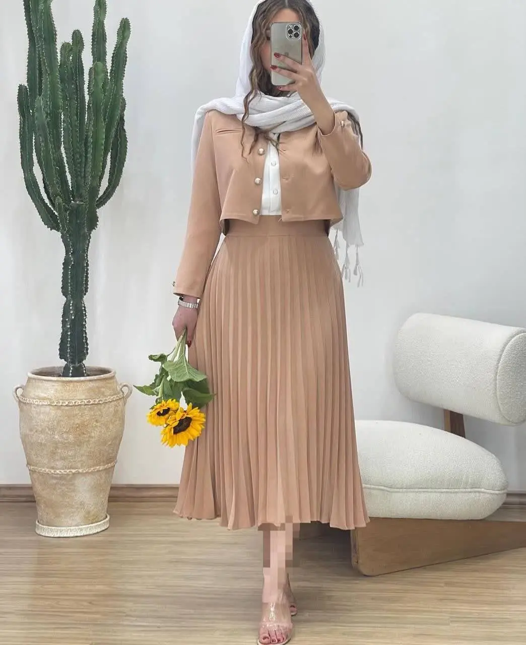 👚 نام: کت دامن پلیسه
