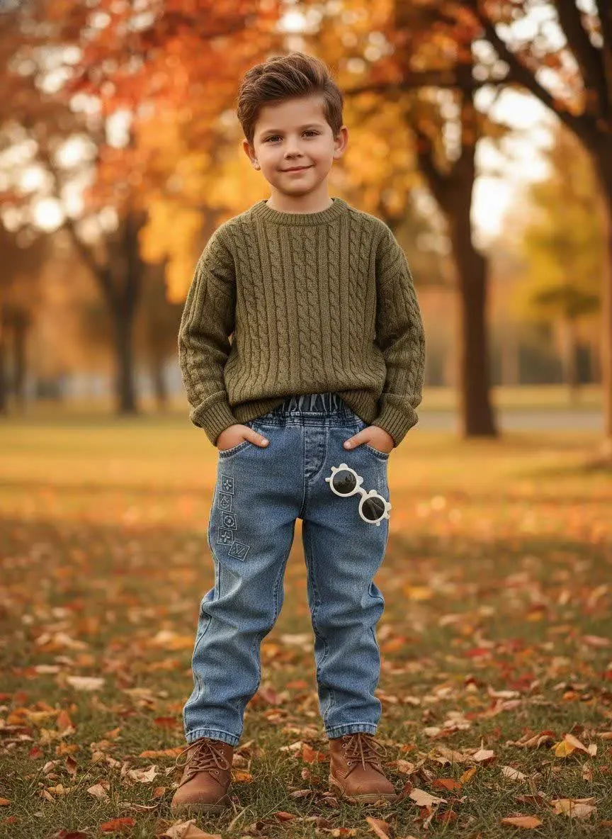 با این شلوار مام یه استایل...