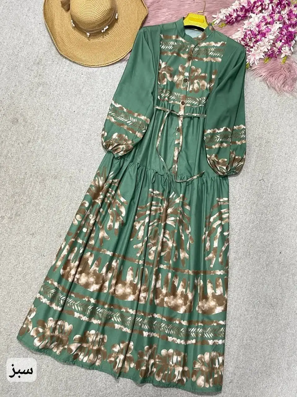 🛍نام: پیراهن ساحلی نخل🍃