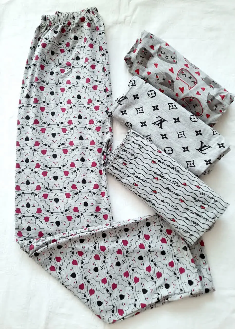 🌼شلوار راحتی طرحدار
