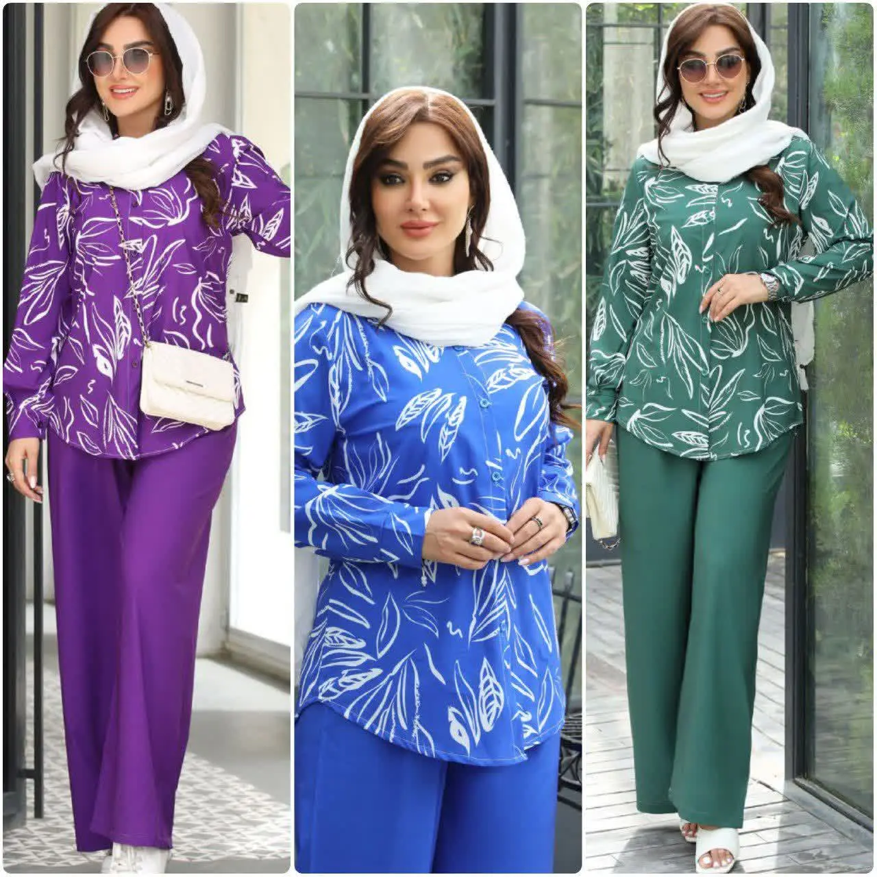 ❤️ ست شومیز و شلوار بهار
