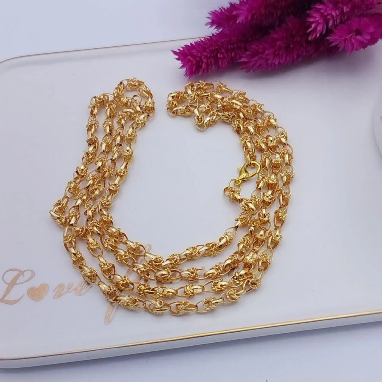 زنجیر یزدی طرح طلا کد ۱۵۰۰