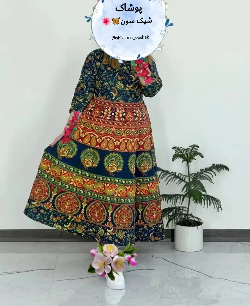 #پیراهن_هندی_لنگی 🥰 
